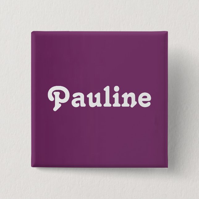 Knappen Pauline Knapp (Framsida)