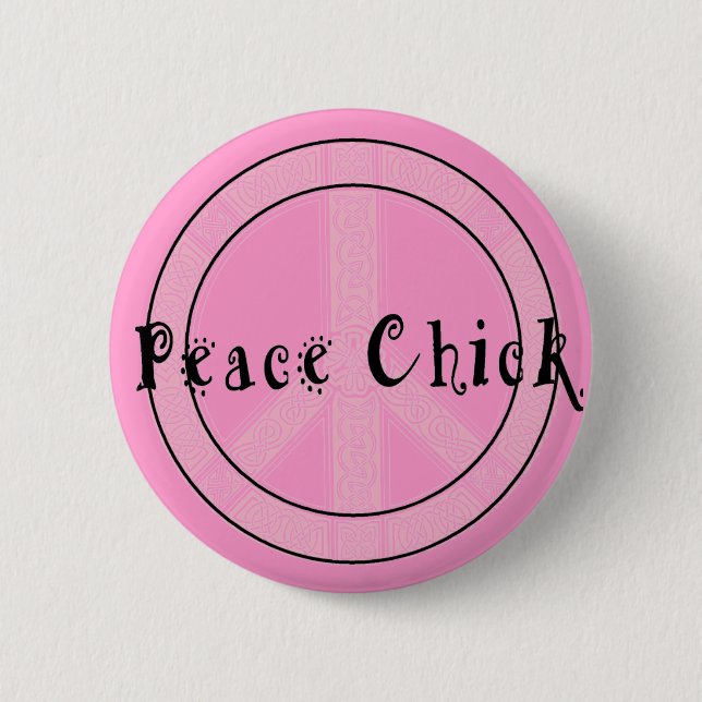 Knappen Peace Chick Knapp (Framsida)