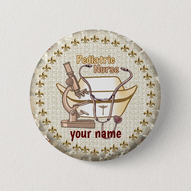 Knappen Pediatriska sjuksköterskor Knapp (Framsida)