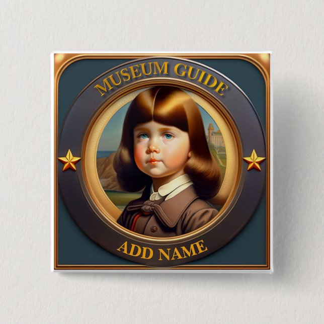 Knappen personlig Museum Guide Knapp (Framsida)