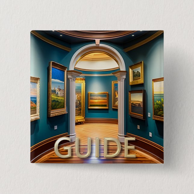 Knappen personlig Museum Guide Knapp (Framsida)