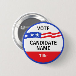 Knappen personlig Val Kampanj Knapp
