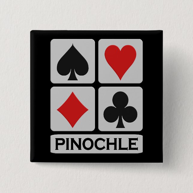 Knappen Pinochle Knapp (Framsida)