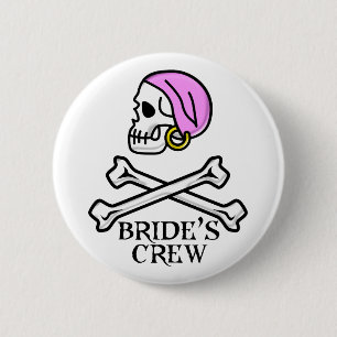 Knappen Pirat Bride's Crew Knapp