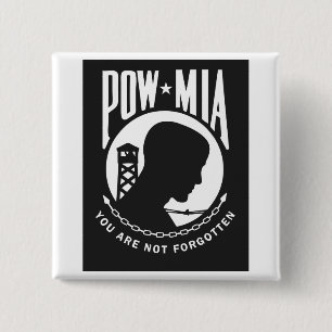 Knappen POW MIA Pin Back Knapp