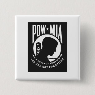 Knappen POW MIA Pin Back Knapp