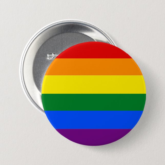 Knappen pride Flagga Knapp (Framsida & baksida)