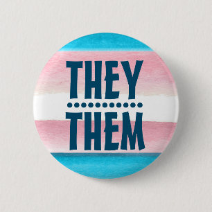 Knappen pride PRONOUN THEY/THEM BADGE Knapp