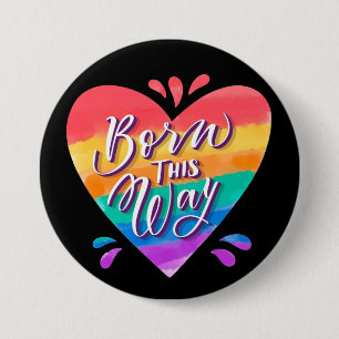 Knappen pride Rainbow Kärlek Knapp