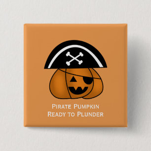 Knappen Pumpkin Pirat Knapp