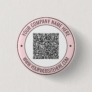 Knappen QR-kod med Anpassningsbar Text och Färg Knapp