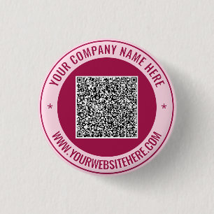 Knappen QR-kod och Anpassningsbar Text Välj Färg Knapp