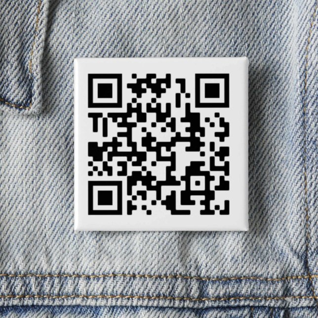 Knappen QR-koddesign, fyrkant Knapp (Skapare uppladdad)