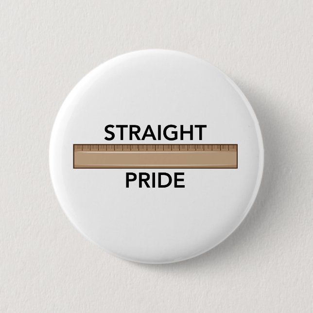 Knappen rakt Pride Knapp (Framsida)