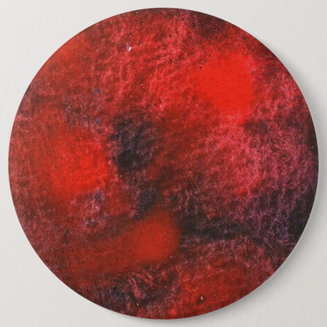 Knappen "Red Cosmos" Abstrakt Art Knapp (Framsida)