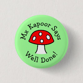 Knappen Red Mushroom well Klart Knapp