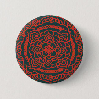 Knappen Red Tracery Ornament Knapp