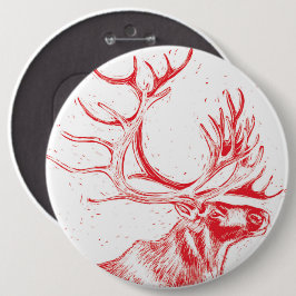 Knappen Reindeer Toile de Jouy Colossal Knapp