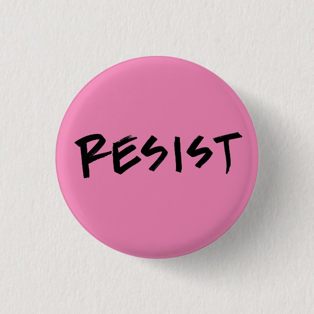 Knappen Resist - liten Knapp (Framsida)