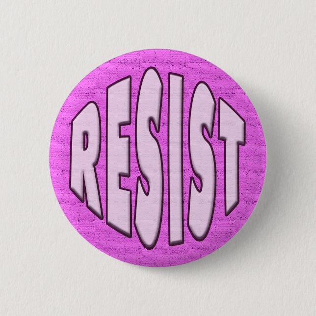Knappen Resist - Rosa Knapp (Framsida)