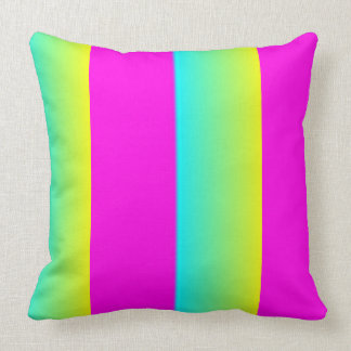 Knappen Retro Neon-blandning i kvadrat Kudde