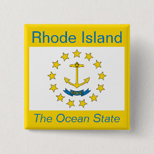 Knappen rhode island Flagga Knapp
