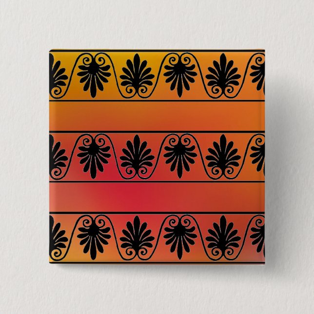 Knappen Röd och Orange Knapp (Framsida)