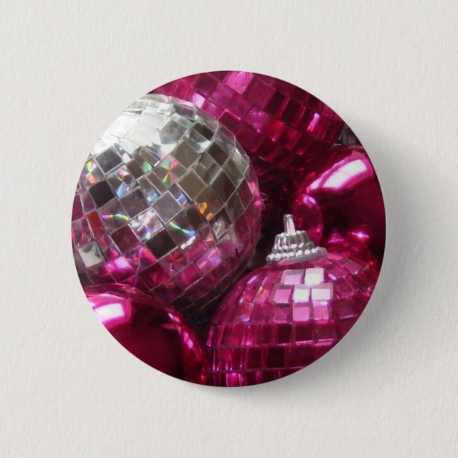 Knappen rosa Baubles Knapp (Framsida)