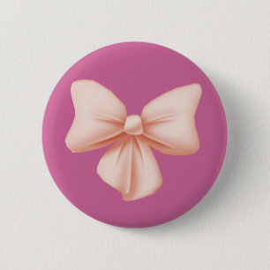 Knappen rosa Bow Knapp