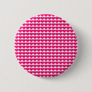 Knappen rosa Cute Hearts Mönster Knapp
