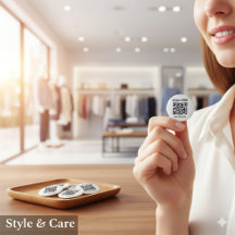 Knappen Rund QR-anpassade för alla syften