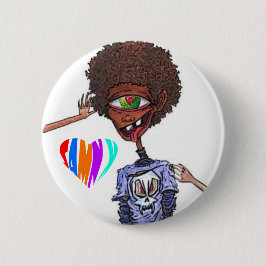 Knappen Samnx Afro Kärlek Knapp