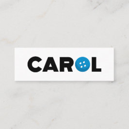 Knappen sång mini visitkort