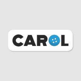 Knappen sång namnbricka