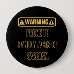 Knappen Sarcasm Warning Humor Knapp