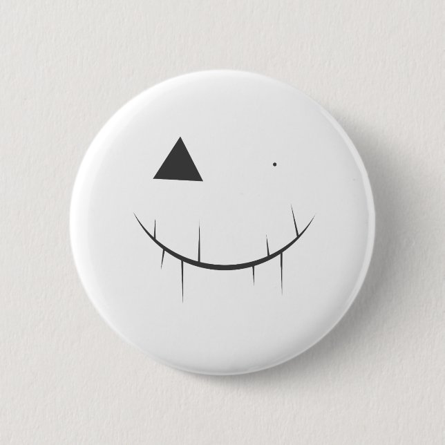 Knappen Scary Ansikte Knapp (Framsida)