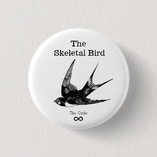 Knappen Skeletal Bird Tiny Knapp