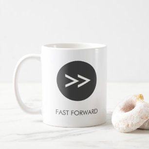 Knappen Snabbt framåt Kaffemugg