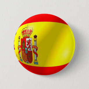 Knappen Spanska Flagga Knapp