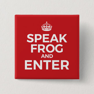 Knappen Speak Frog & Enter Knapp