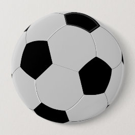 Knappen Svartvit boll Knapp