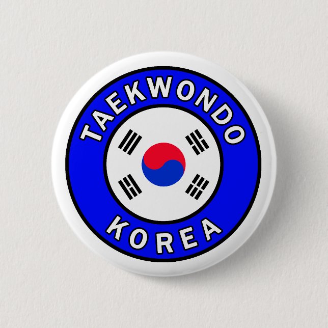 Knappen Taekwondo Knapp (Framsida)