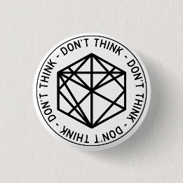 Knappen Tänka Road Sign ( Road Sign) Knapp