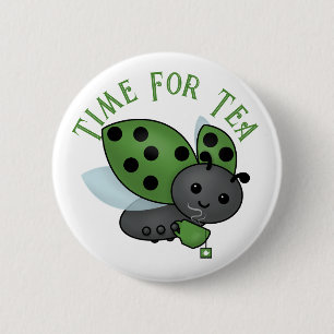 Knappen Tea Drinking Ladybug Knapp