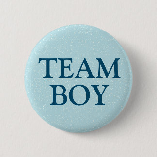Knappen Team Boy Blue Baby Gender Reveal Party Knapp