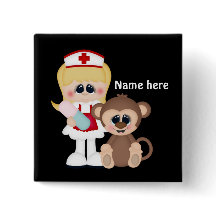 Knappen tecknad, sjuksköterska lägg till namn