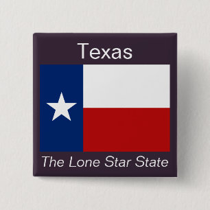 Knappen Texan Flagga Knapp