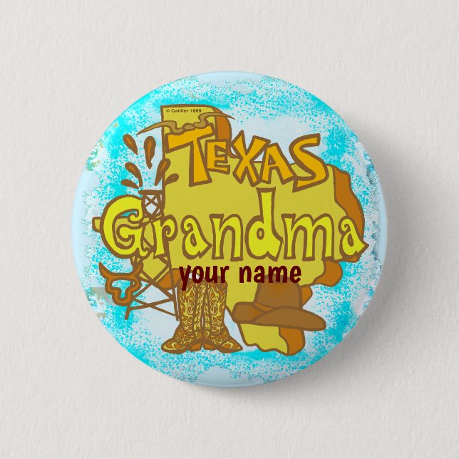 Knappen Texas Grandma pin Knapp (Framsida)