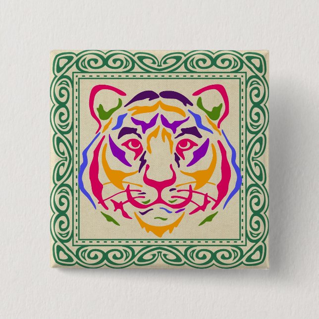 Knappen Tiger Knapp (Framsida)