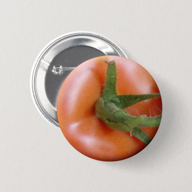 Knappen Tomato top Knapp (Framsida & baksida)